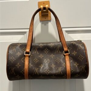 Louis Vuitton Barrel Monogram Brown Papillon Bag 30